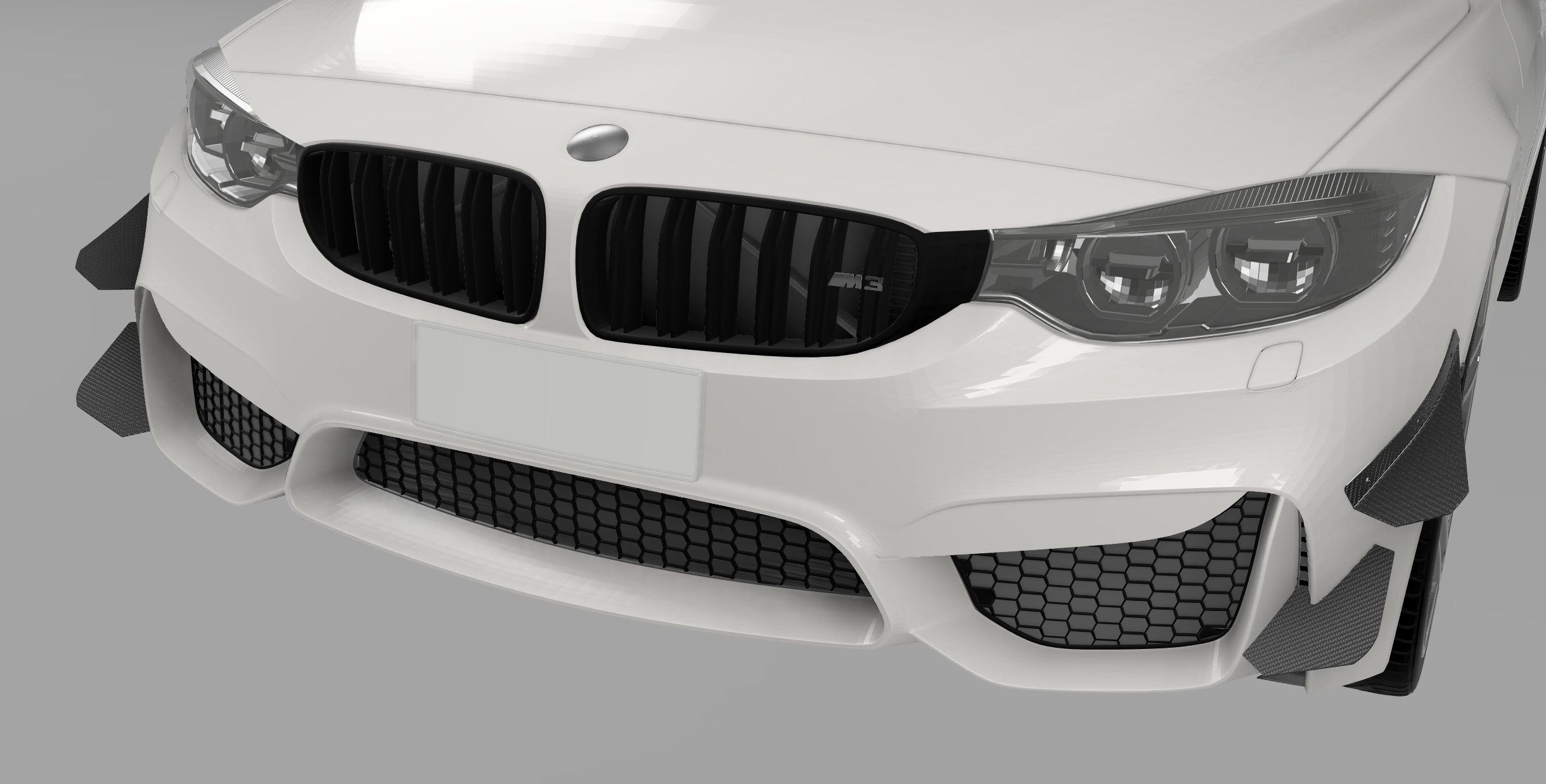 F8x GT4 Carbon Canards